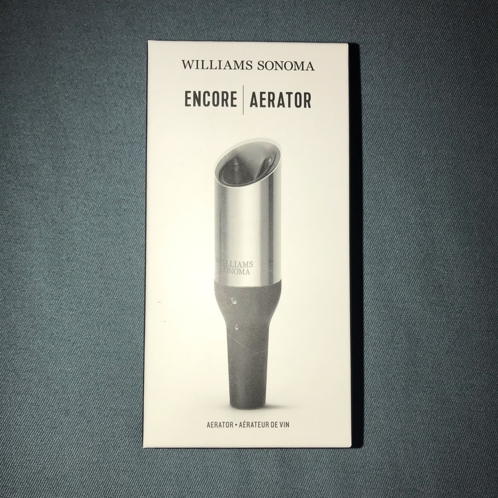 Williams Sonoma Encore StainlessSteel Wine Aerator